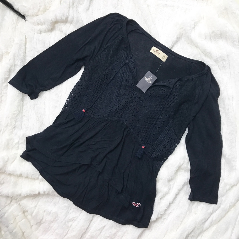 Navy Hollister Shirt-NWT